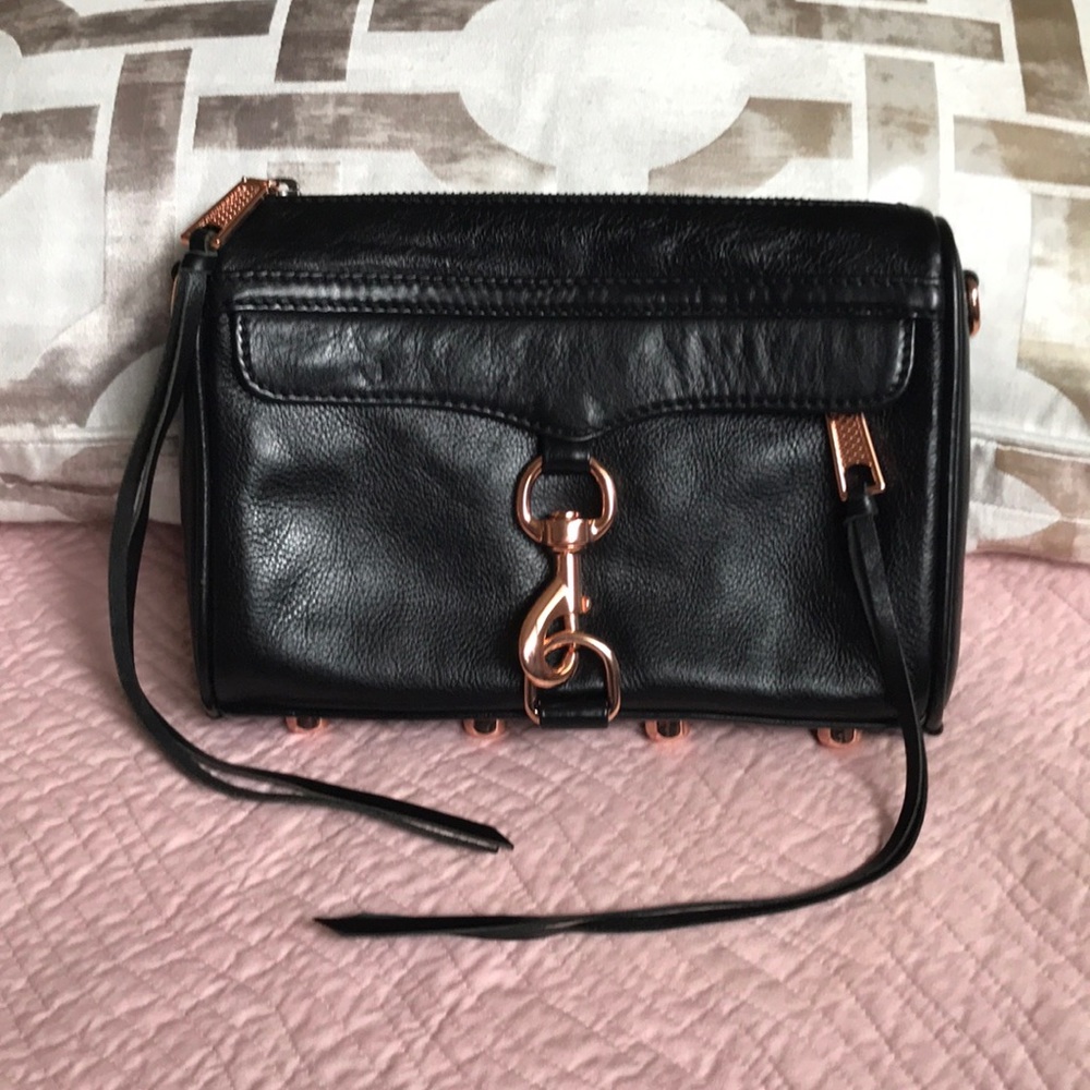 Rebecca minkoff mini Mac rose gold